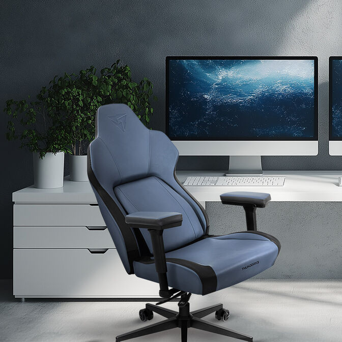 ThunderX3 Core Smart Ergonomic Gaming Chair - Modern Blue image number 9
