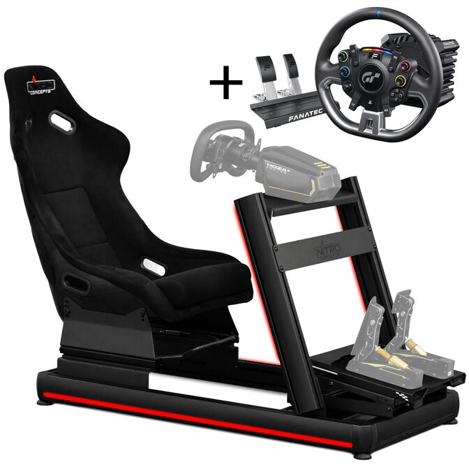 Nitro Concepts E-Racer X Fanatec Competition Bundle image number 0