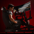 Next Level Racing ES1 Haptic Feedback Seat for Sim Racing image number null