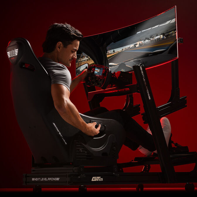 Next Level Racing ES1 Haptic Feedback Seat for Sim Racing image number 6