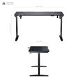 ThunderX3 LAB X Gaming Desk Height Adjustable Black image number null