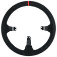 Asetek SimSports GT Rim &ndash; 340 mm Schwarzer Suede-Lenkradkranz image number null