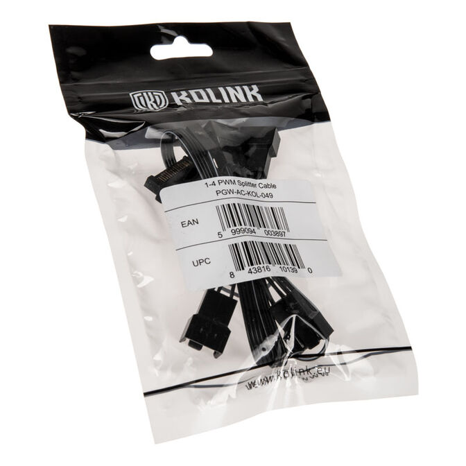Kolink 1:4 PWM Fan Splitter Cable 35cm image number 2