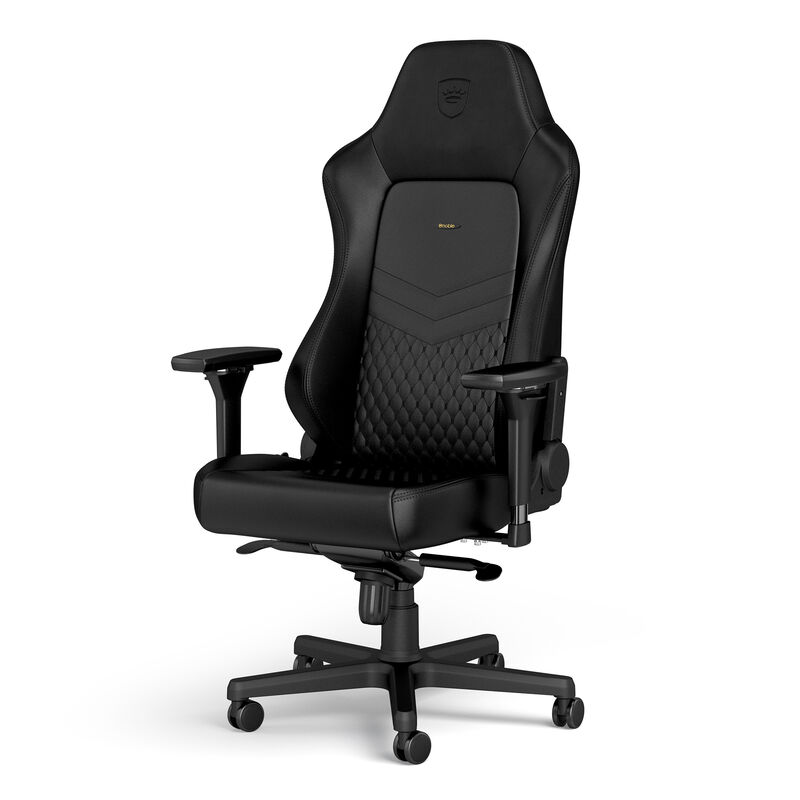 noblechairs HERO Real Leather Gaming Chair Black
