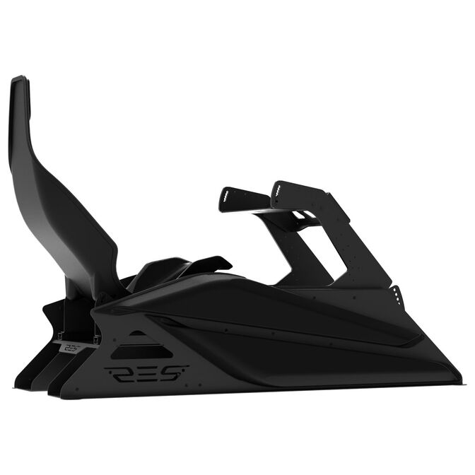 RES-TECH GT Cockpit SimRacing Rig Shiny White MOZA Bundle image number 2