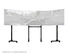 Next Level Racing – Triple Monitor Stand Freistehend image number null