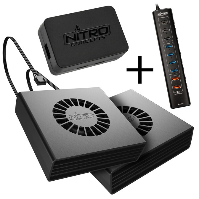 Nitro Concepts IMMERSION Wind + UH1 USB-Hub &ndash; SimRacing Bundle image number 0