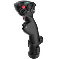 MOZA MHG Flightstick, fighter jet design, ARGB &ndash; black