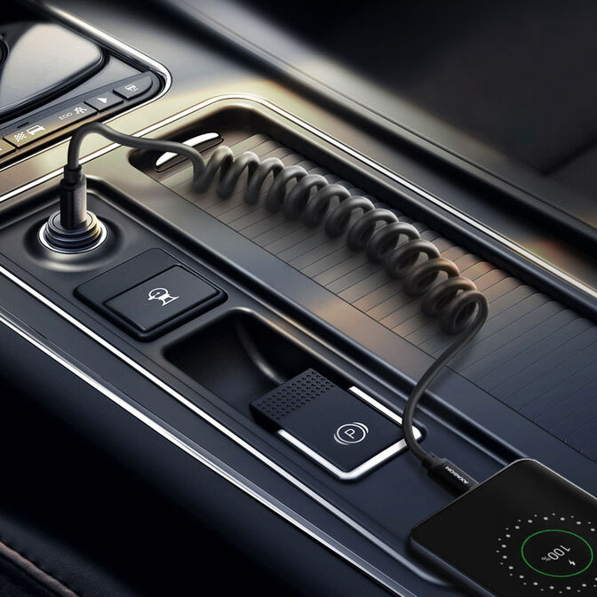 Axagon USB-C Spiralkabel 1m USB 2.0 2.4A image number 5