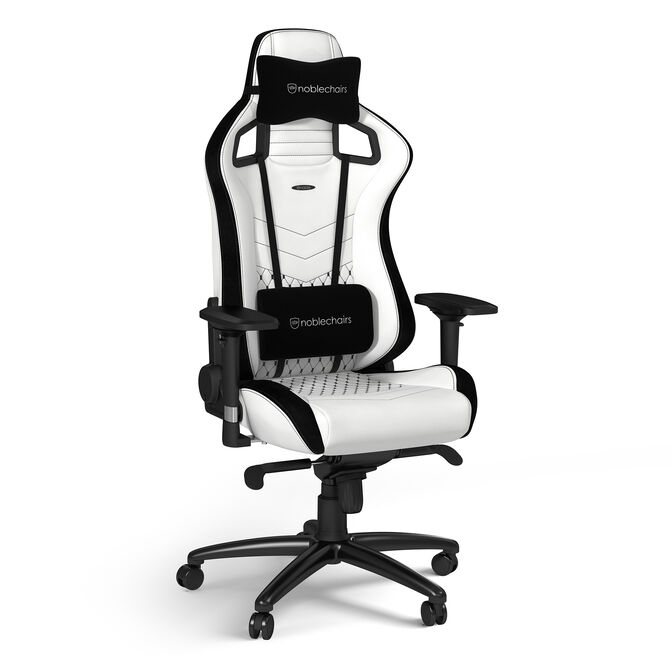noblechairs EPIC Gaming Chair White/Black image number 5