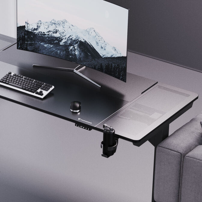 ThunderX3 LAB X Gaming Desk Height Adjustable Black image number 9