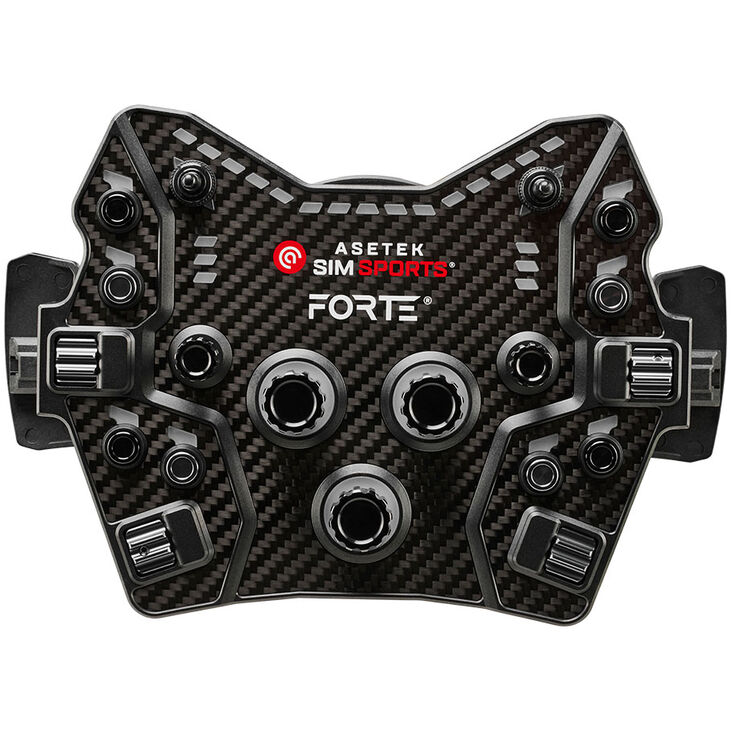 Asetek SimSports Forte GT Button Box V2 – Schwarz/Orange image number 1