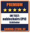Gaming-Stuhl - noblechairs EPIC Series PU-Kunstleder im Test & Vergleich mit der Echtleder-Variante