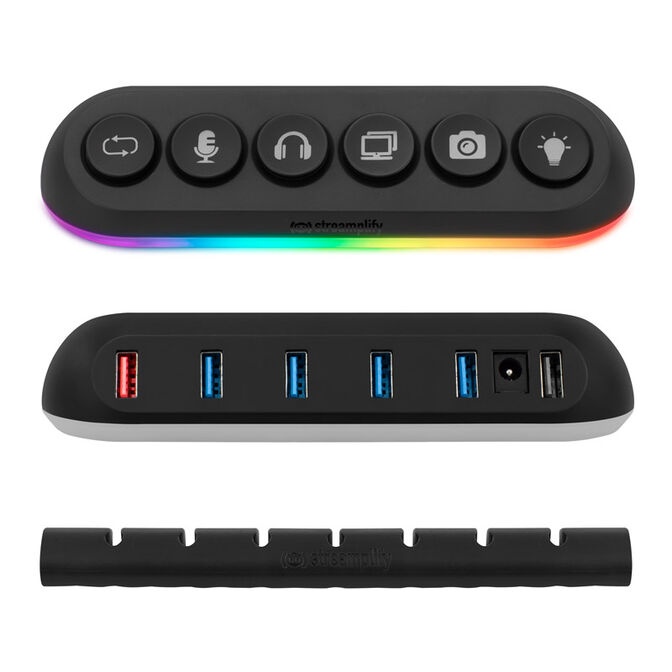 Streamplify Hub Deck 5 USB-Hub RGB image number 4