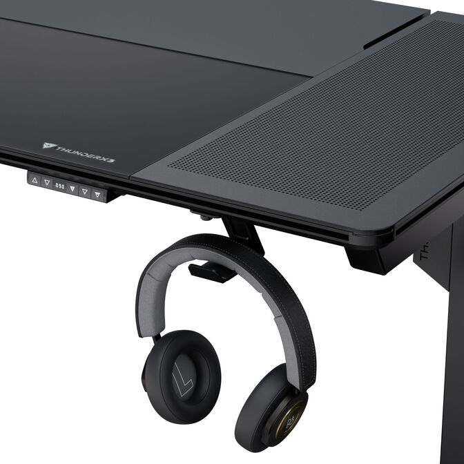 ThunderX3 LAB X Gaming Desk Height Adjustable Black image number 10