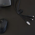 LABEL THE CABLE Wall Velcro Cable Holders 10-Piece Set Black image number null