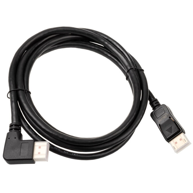 InLine 8K DisplayPort Kabel links abgewinkelt 2m image number 1