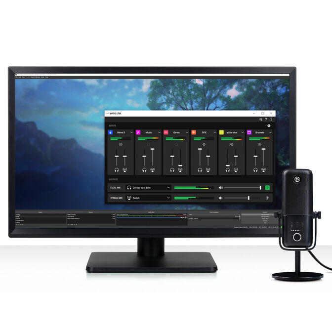 Elgato Wave:3 USB Condenser Microphone Black image number 3