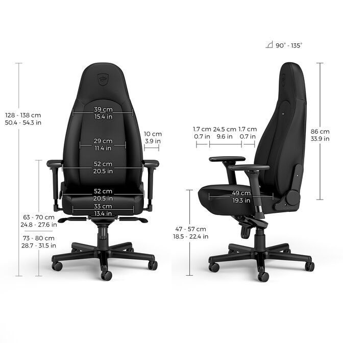 noblechairs ICON Gaming Chair Black Edition image number 5