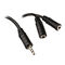 InLine Jack Y-Kabel 3,5mm Audio 2m