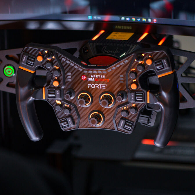 Asetek SimSports Formula Grips &ndash; Standardgriff Black Edition image number 2