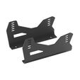 Sabelt Seat Brackets, adjustable, for P, S, and X series - black image number null