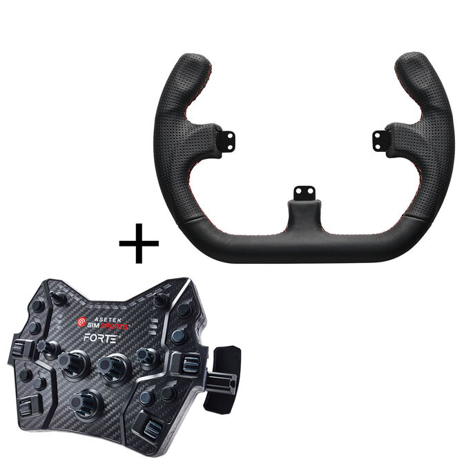 Asetek SimSports Forte GT Buttonbox Black image number 0