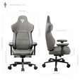 ThunderX3 CORE LOFT Ergonomic Gaming Chair Light Grey image number null