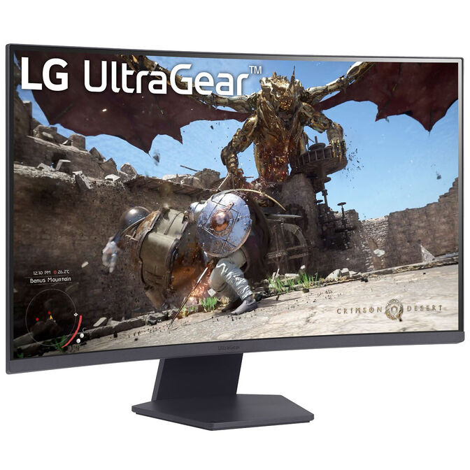 LG UltraGear 32GS60QC 32 Zoll Curved Gaming Monitor image number 0