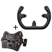 Asetek SimSports Forte GT Button Box GT-Rim Open-D Leder